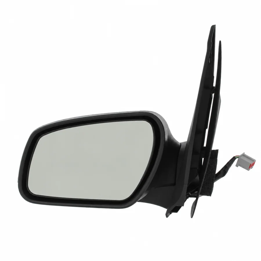 Ford Fiesta Left Heated Electric Complete Mirror Unit, Paintable - Black (2004–2009) — photograph 3