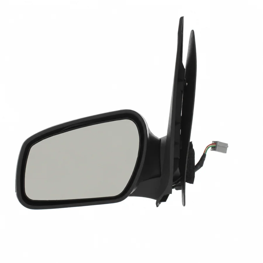 Ford Fiesta Left Heated Power Folding Complete Mirror Unit, Paintable - Black (2004–2009) — photograph 3