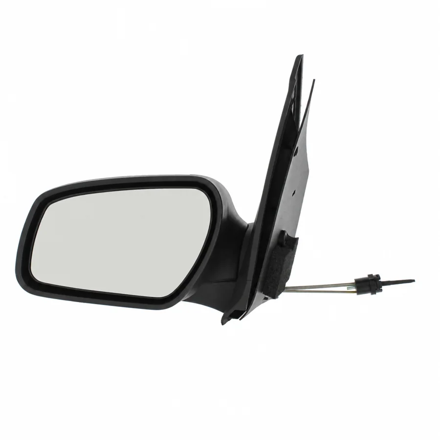 Ford Fiesta Left Complete Mirror Unit, Paintable - Black (2004–2009) — photograph 3