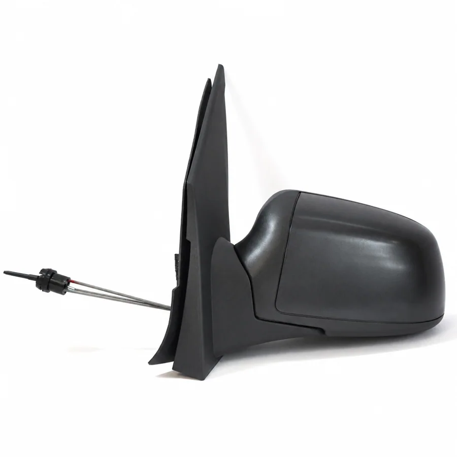 Ford Fiesta Left Complete Mirror Unit, Paintable - Black (2004–2009)