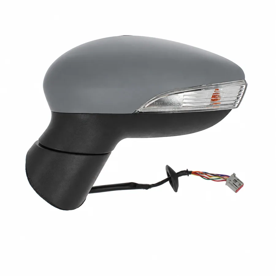 Ford Fiesta Left Heated Power Folding Complete Mirror Unit, Primed (2008–2013) — photograph 2