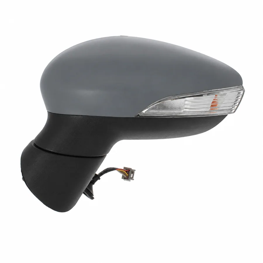 Ford Fiesta Left Heated Electric Complete Mirror Unit, Primed (2012–2018) — photograph 2