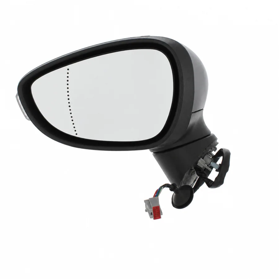 Ford Fiesta Left Heated Electric Complete Mirror Unit, Primed (2012–2018) — photograph 3