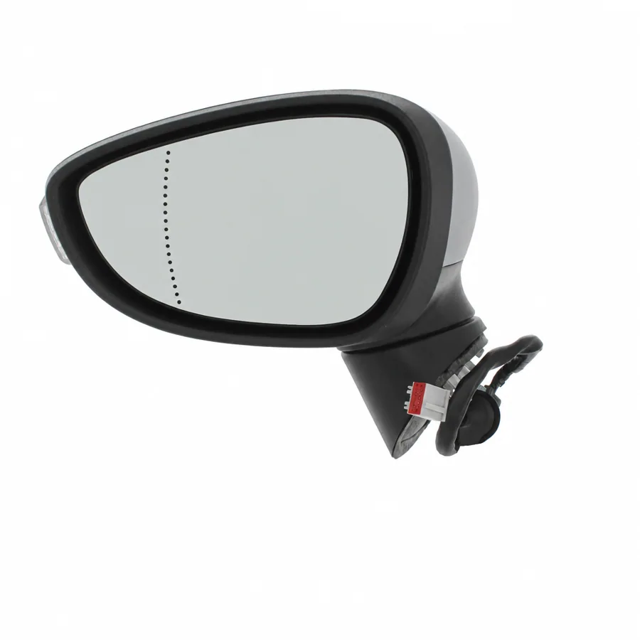 Ford Fiesta Left Heated Power Folding Complete Mirror Unit, Primed (2012–2018) — photograph 3