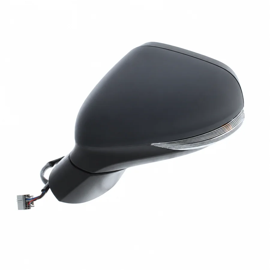 Ford Fiesta Left Heated Electric Complete Mirror Unit, Primed (2017–2024)