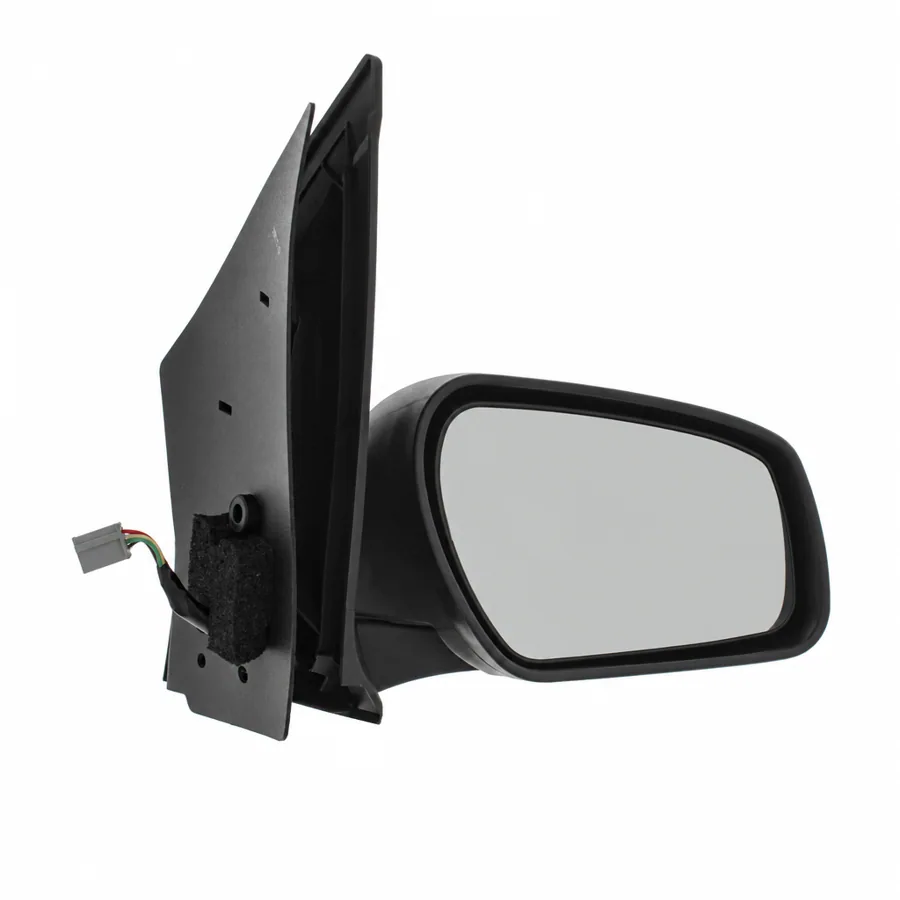 Ford Fiesta Right Heated Power Folding Complete Mirror Unit, Paintable - Black (2004–2009) — photograph 3