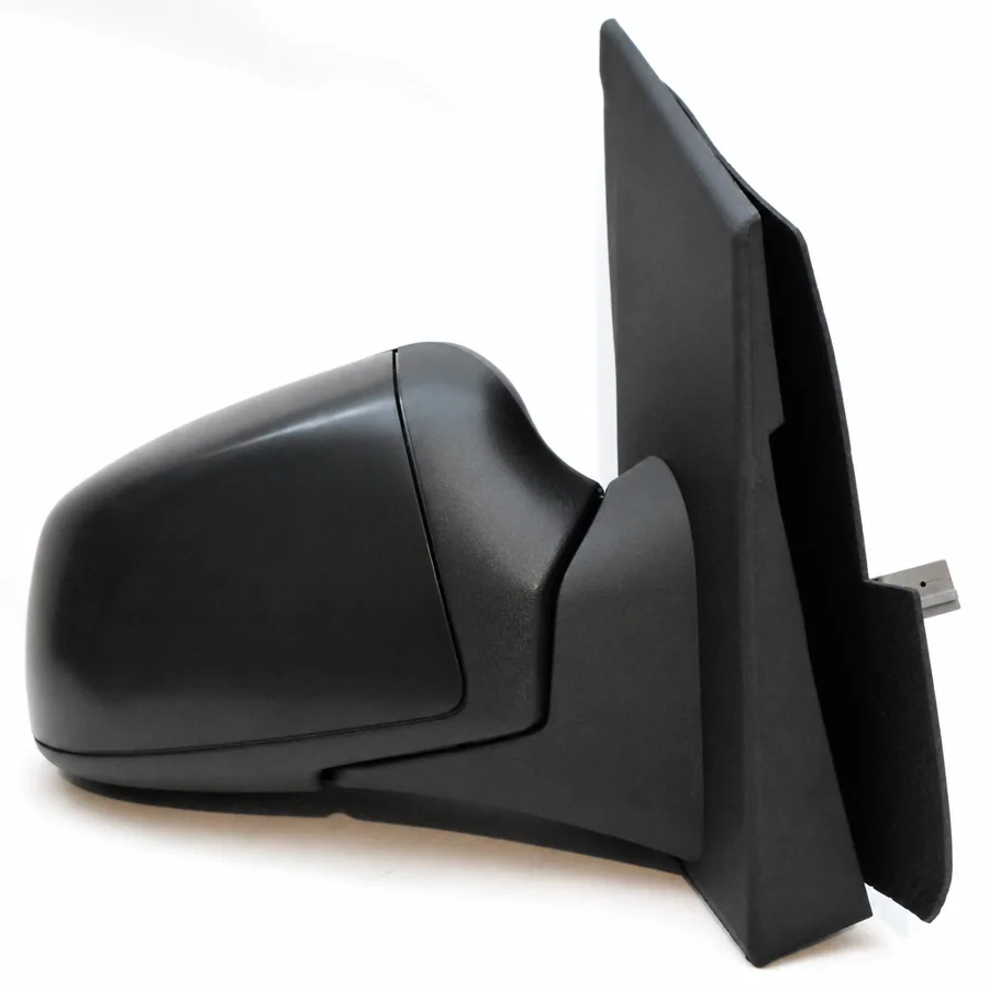 Ford Fiesta Right Heated Power Folding Complete Mirror Unit, Paintable - Black (2004–2009)