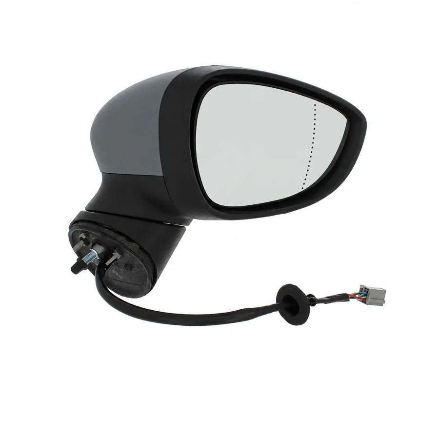 Ford Fiesta Right Heated Electric Complete Mirror Unit, Primed (2008–2013) — photograph 2