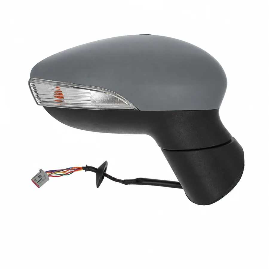Ford Fiesta Right Heated Power Folding Complete Mirror Unit, Primed (2008–2013) — photograph 2