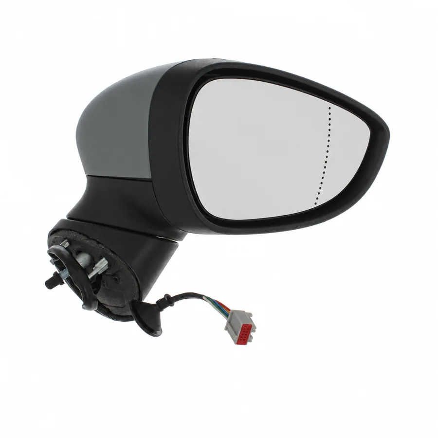 Ford Fiesta Right Heated Electric Complete Mirror Unit, Primed (2012–2018) — photograph 3