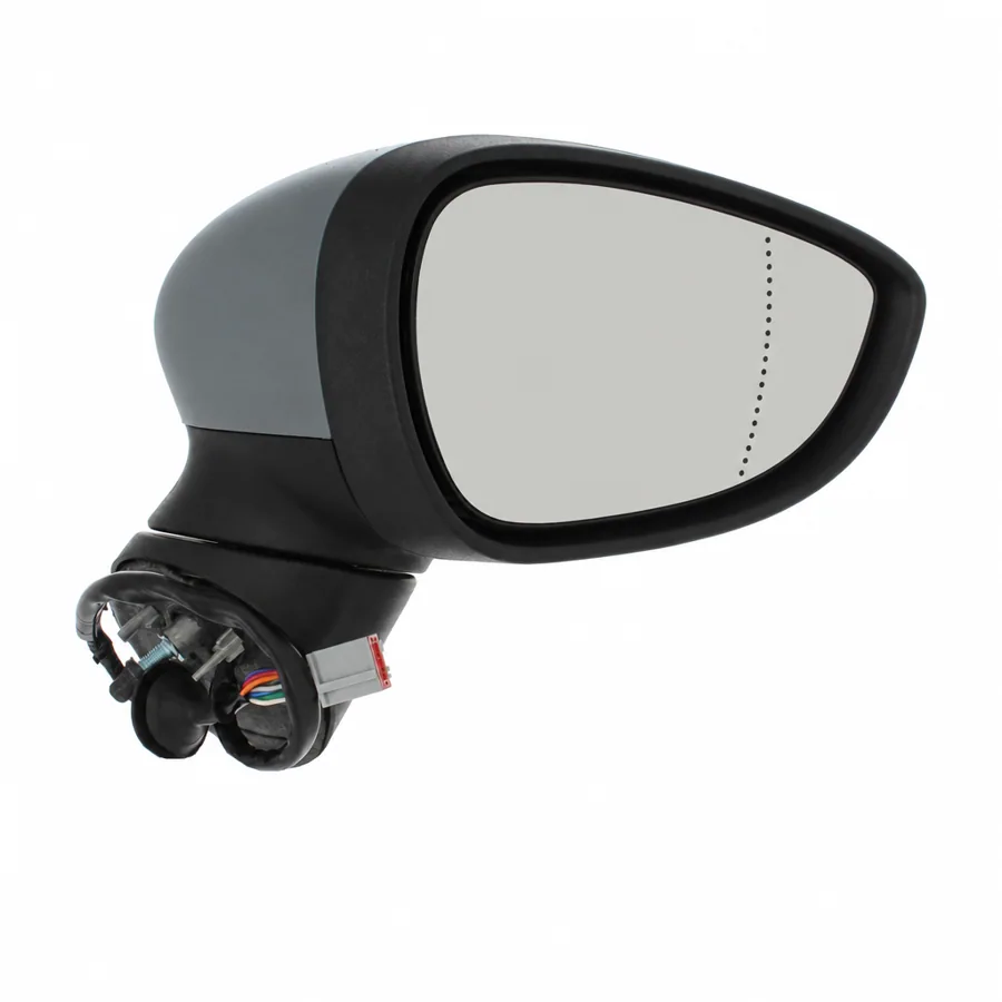 Ford Fiesta Right Heated Power Folding Complete Mirror Unit, Primed (2012–2018) — photograph 3