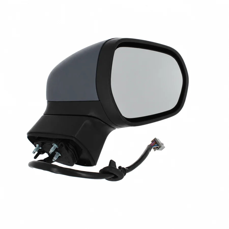 Ford Fiesta Right Heated Power Folding Complete Mirror Unit, Primed (2017–2024) — Puddle Light: Yes - LED — photograph 2
