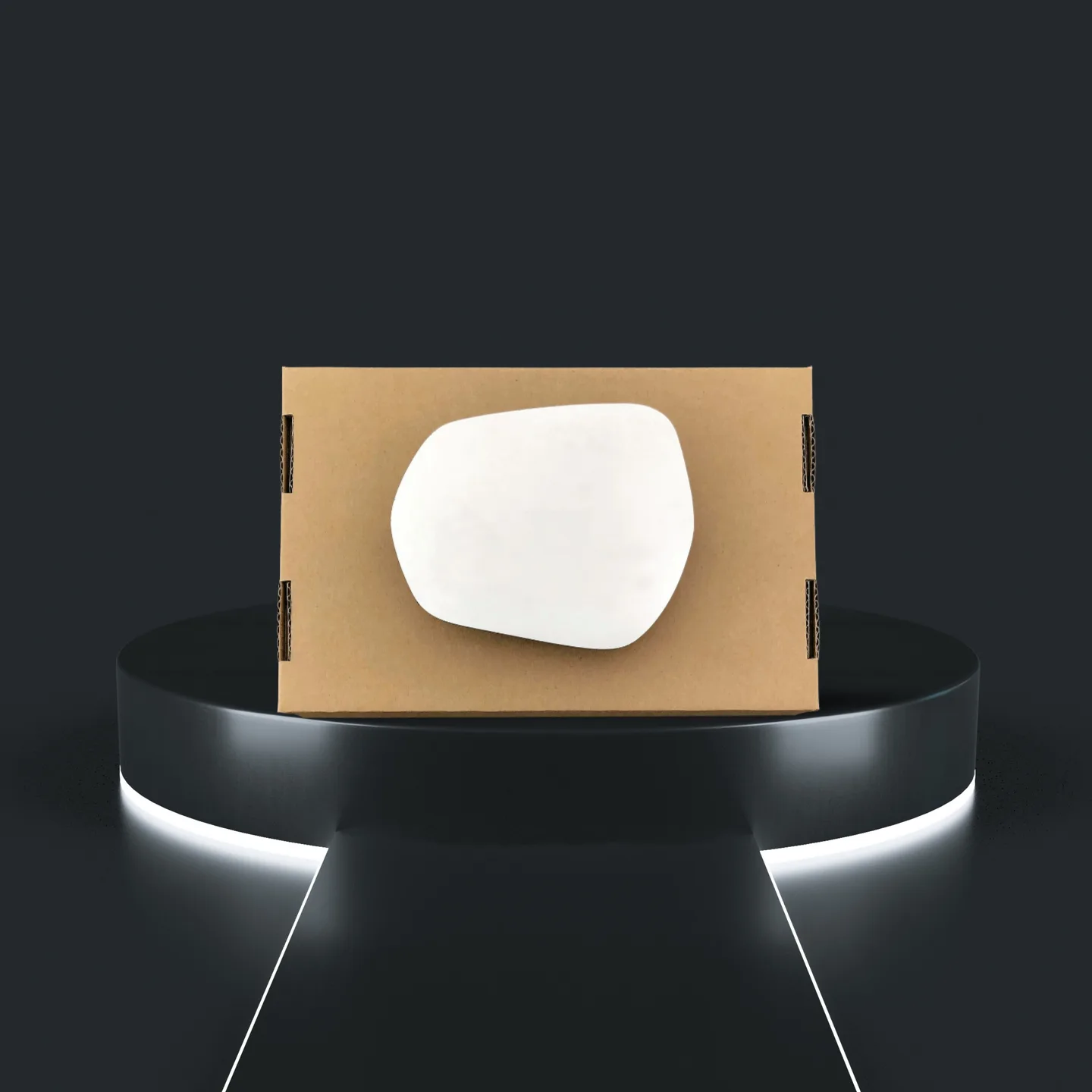 Ford Fiesta Left Convex Stick-on Mirror Glass (2017–2024)
