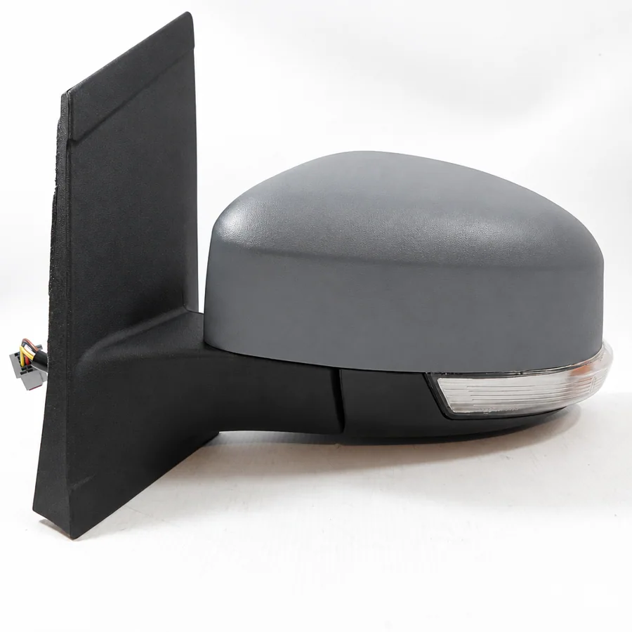 Ford Focus Left Heated Electric Complete Mirror Unit, Primed (2008–2012)