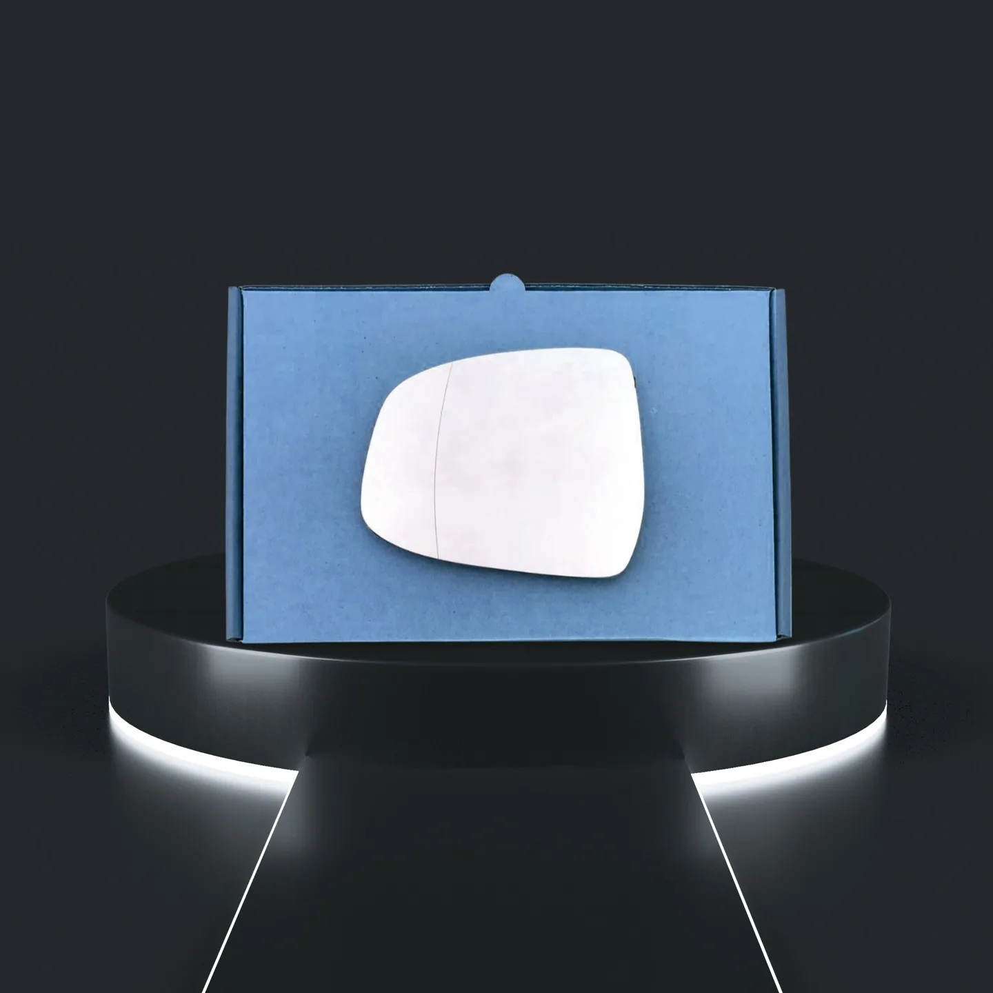 Ford Focus Left Wide Angle Stick-on Mirror Glass (2008–2017)