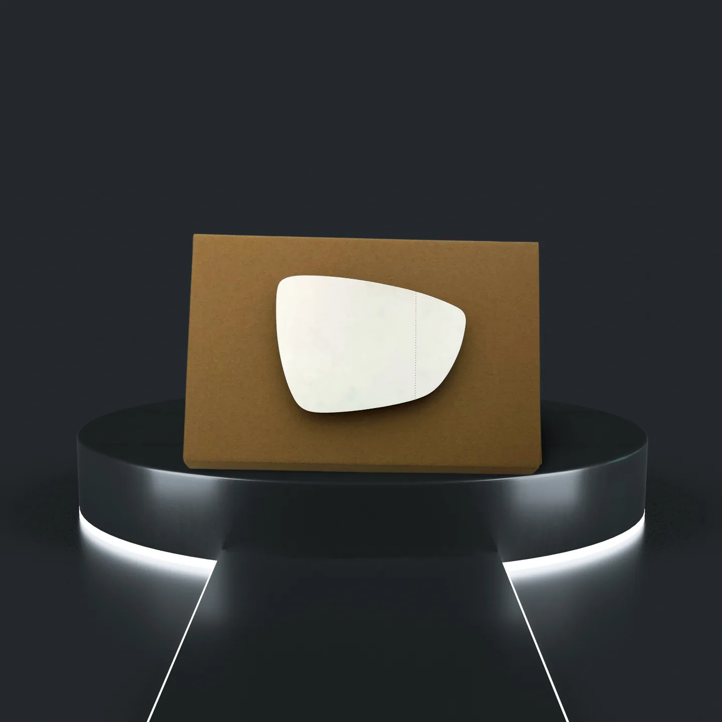 Ford Focus Right Wide Angle Stick-on Mirror Glass (2018–2024)