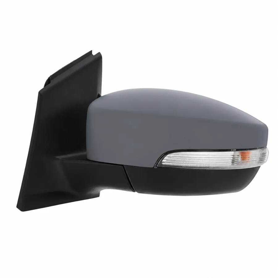 Ford Kuga Left Heated Power Folding Complete Mirror Unit, Primed (2012–2020) — Aspherical Glass With Blind Spot Detection Warning Light — photograph 2
