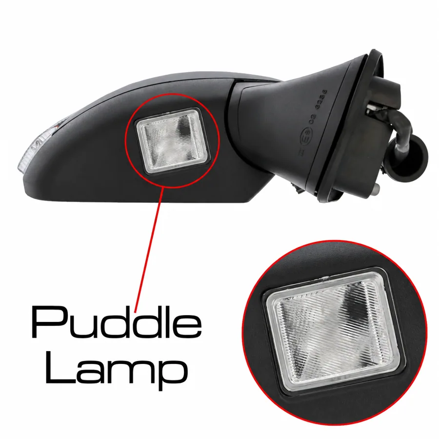 Ford Kuga Right Heated Power Folding Complete Mirror Unit, Primed (2008–2013)