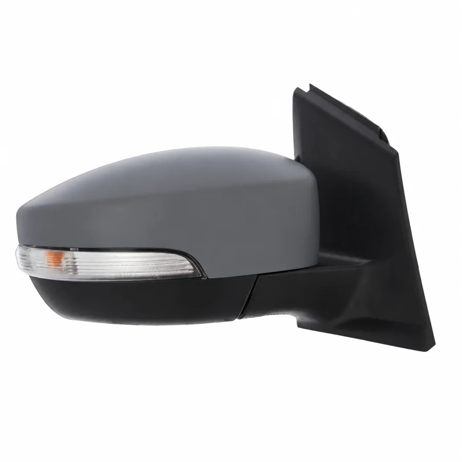 Ford Kuga Right Heated Power Folding Complete Mirror Unit, Primed (2012–2020) — Aspherical Glass With Blind Spot Detection Warning Light — photograph 2