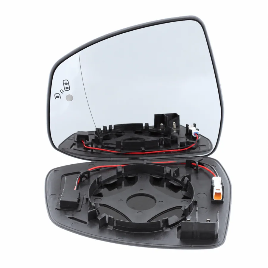 Ford Mondeo Left Heated Aspherical Clip-on Mirror Glass (2010–2015)