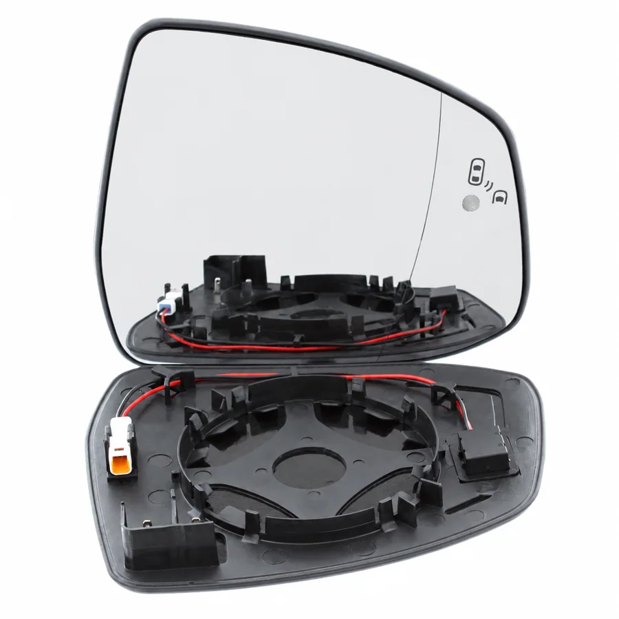 Ford Mondeo Right Heated Aspherical Clip-on Mirror Glass (2010–2015)
