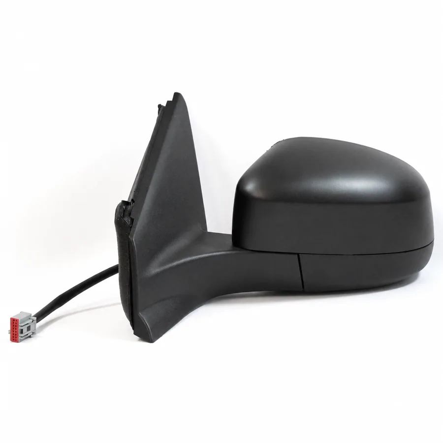 Ford Mondeo Left Heated Electric Complete Mirror Unit, Paintable - Black (2007–2011)