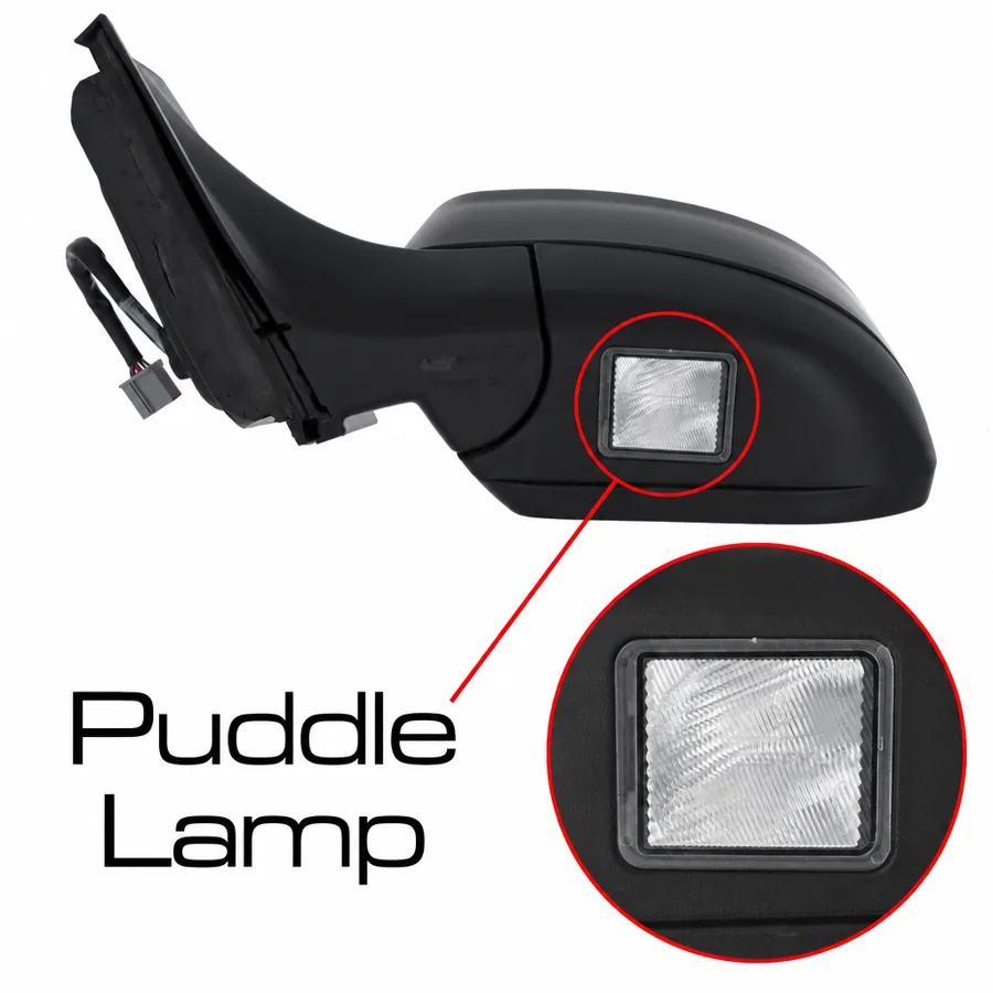 Ford Mondeo Left Heated Power Folding Complete Mirror Unit, Primed (2007–2011)