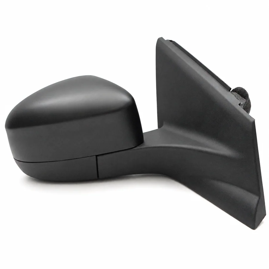 Ford Mondeo Right Heated Electric Complete Mirror Unit, Paintable - Black (2007–2011)
