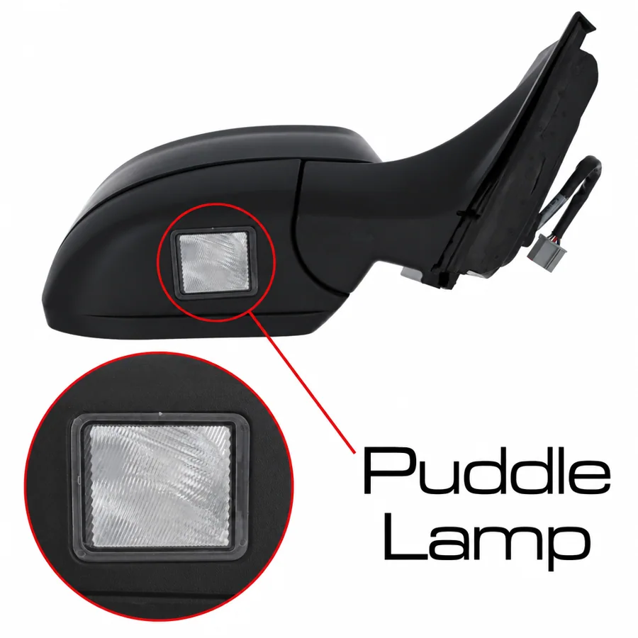 Ford Mondeo Right Heated Power Folding Complete Mirror Unit, Primed (2007–2011)