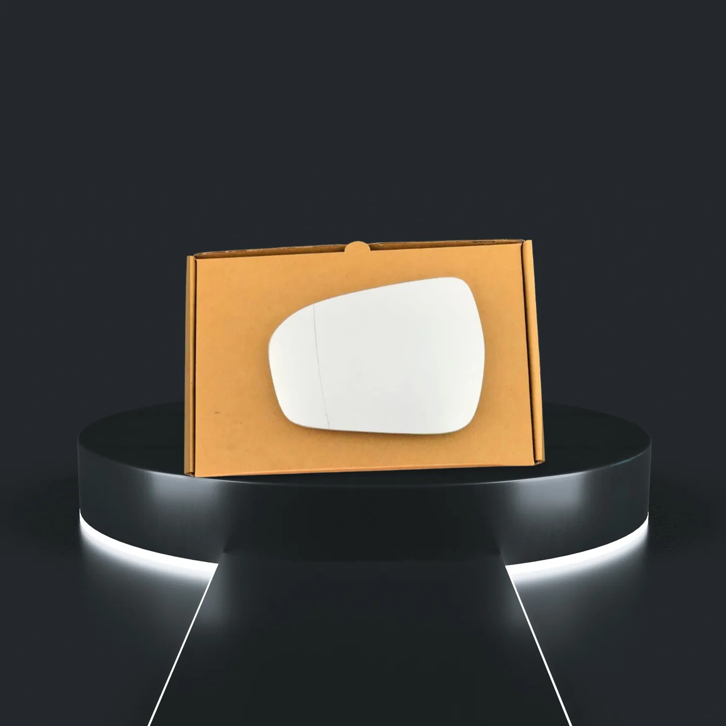 Ford Mondeo Left Wide Angle Stick-on Mirror Glass (2014–2024)