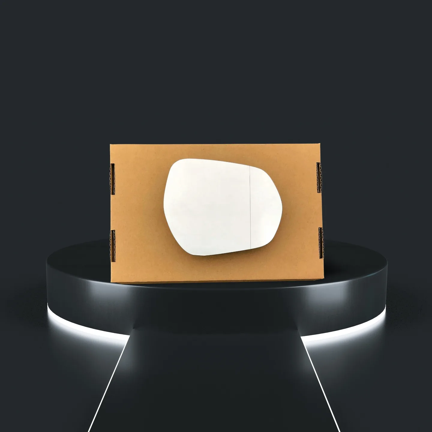 Ford Puma Right Wide Angle Stick-on Mirror Glass (2019 onwards)