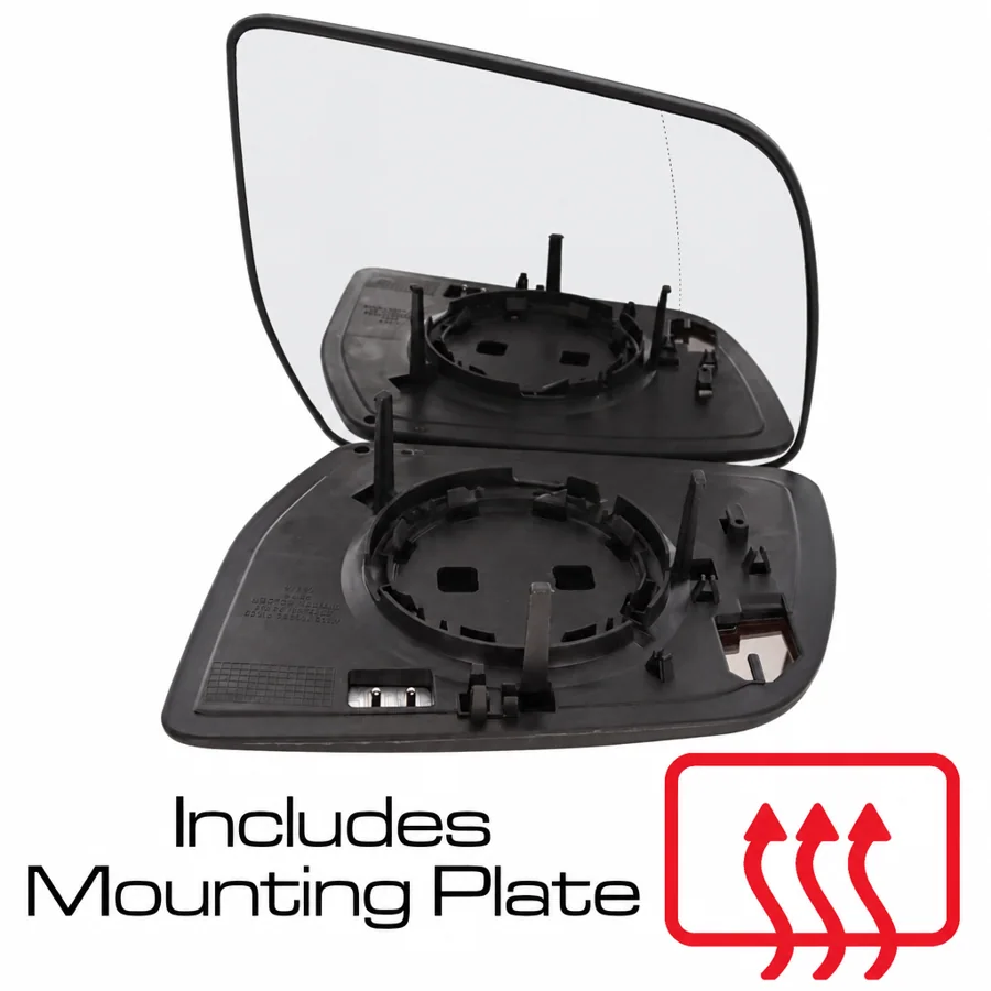 Ford Ranger Right Heated Aspherical Mirror Glass (2011–2023)