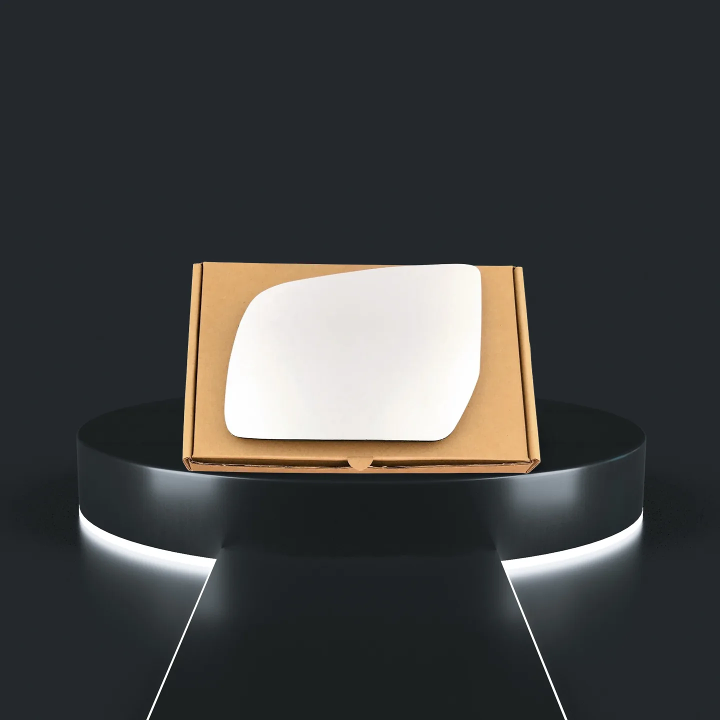 Ford Ranger Left Convex Stick-on Mirror Glass (2011–2018)