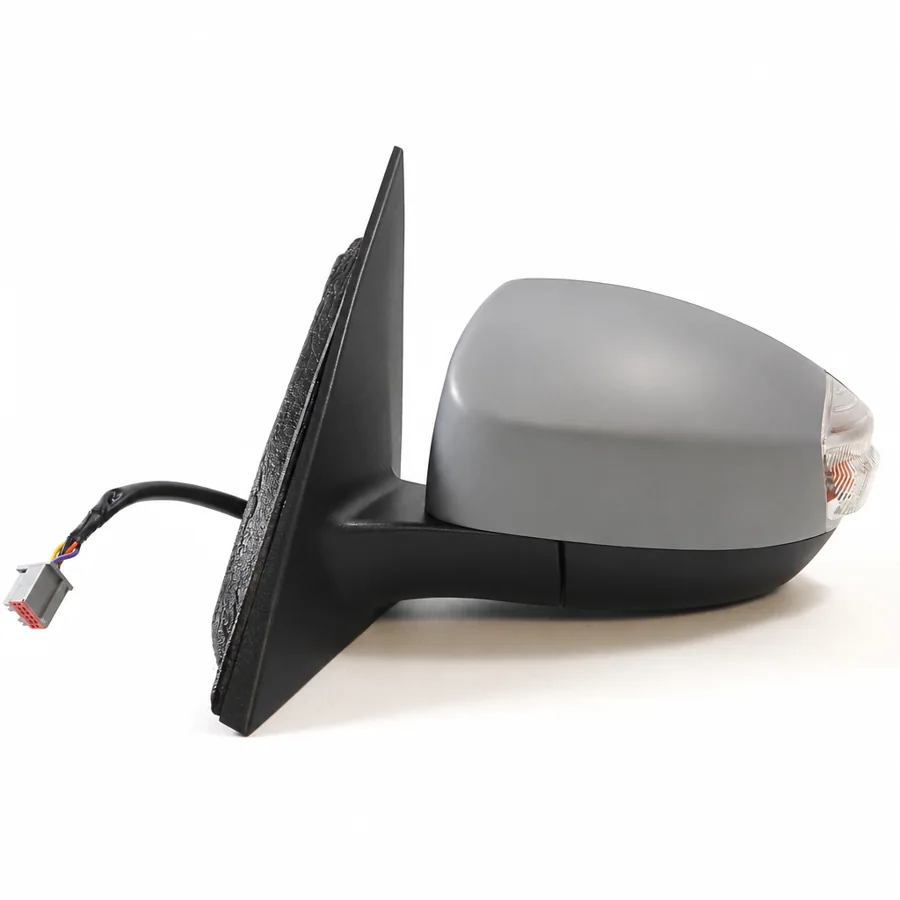 Ford S-MAX Left Heated Electric Complete Mirror Unit, Primed (2006–2016)