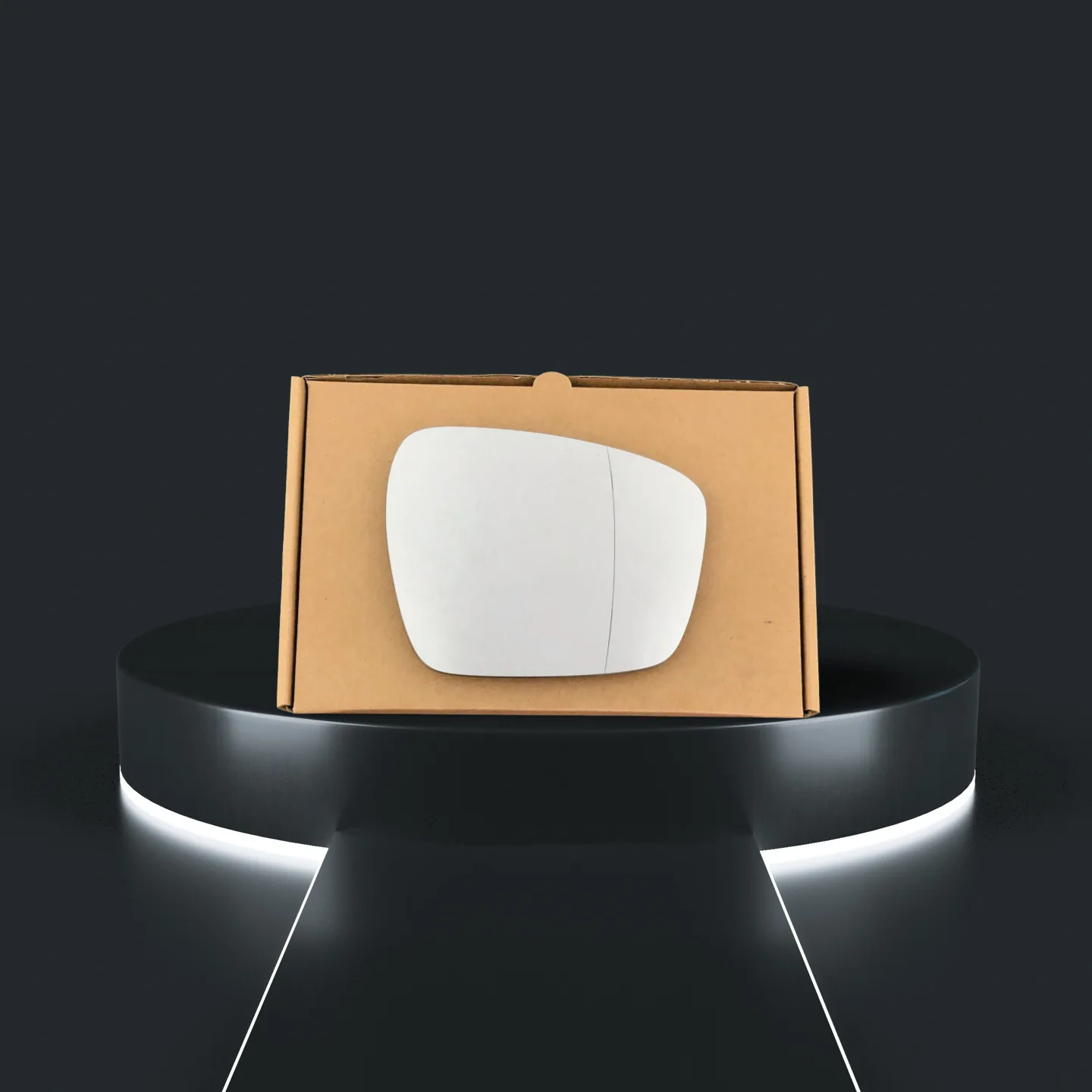 Ford S-MAX Left Wide Angle Stick-on Mirror Glass (2015–2020)