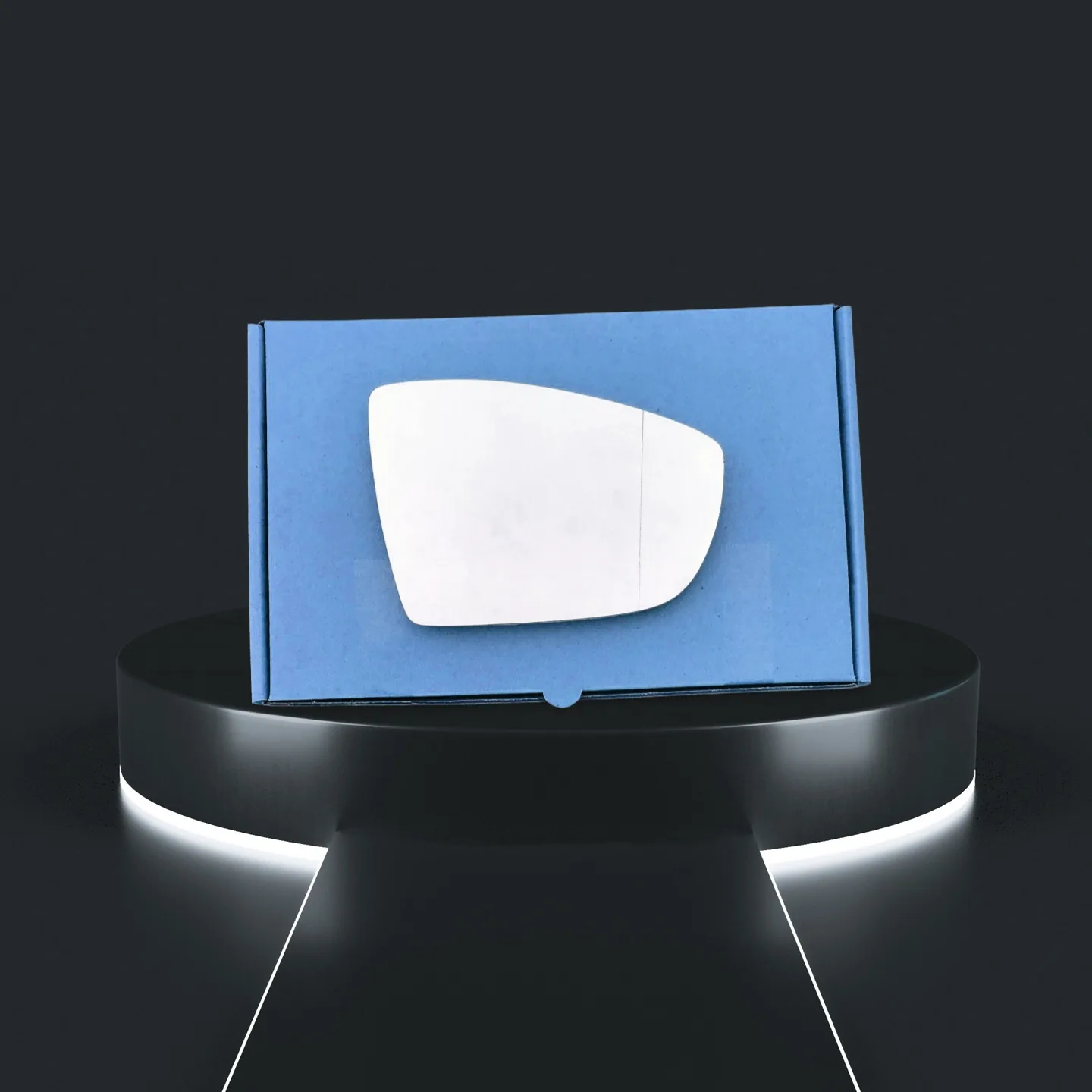 Ford S-MAX Right Wide Angle Stick-on Mirror Glass (2006–2014)