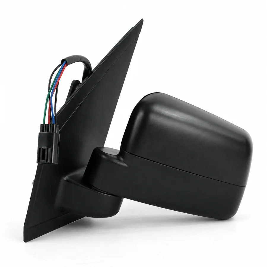 Ford Tourneo Connect Left Heated Electric Complete Mirror Unit, Black (2009–2013)