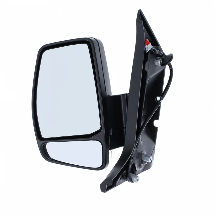 Ford Tourneo Custom Left Heated Electric Complete Mirror Unit, Black - Textured (2012–2018) — photograph 2