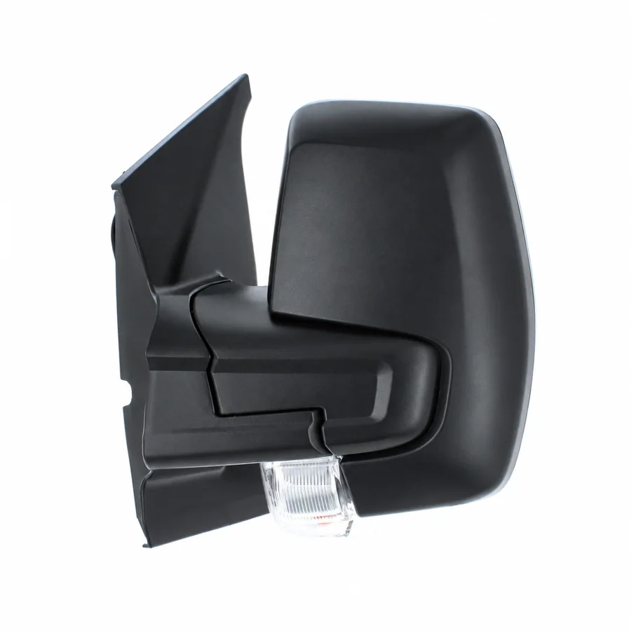 Ford Tourneo Custom Left Heated Electric Complete Mirror Unit, Black - Textured (2012–2018)