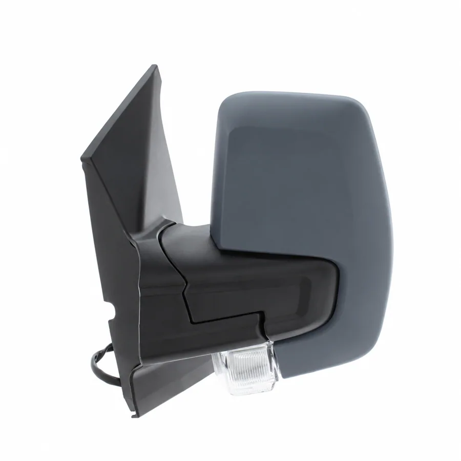 Ford Tourneo Custom Left Heated Electric Complete Mirror Unit, Primed (2012–2018)