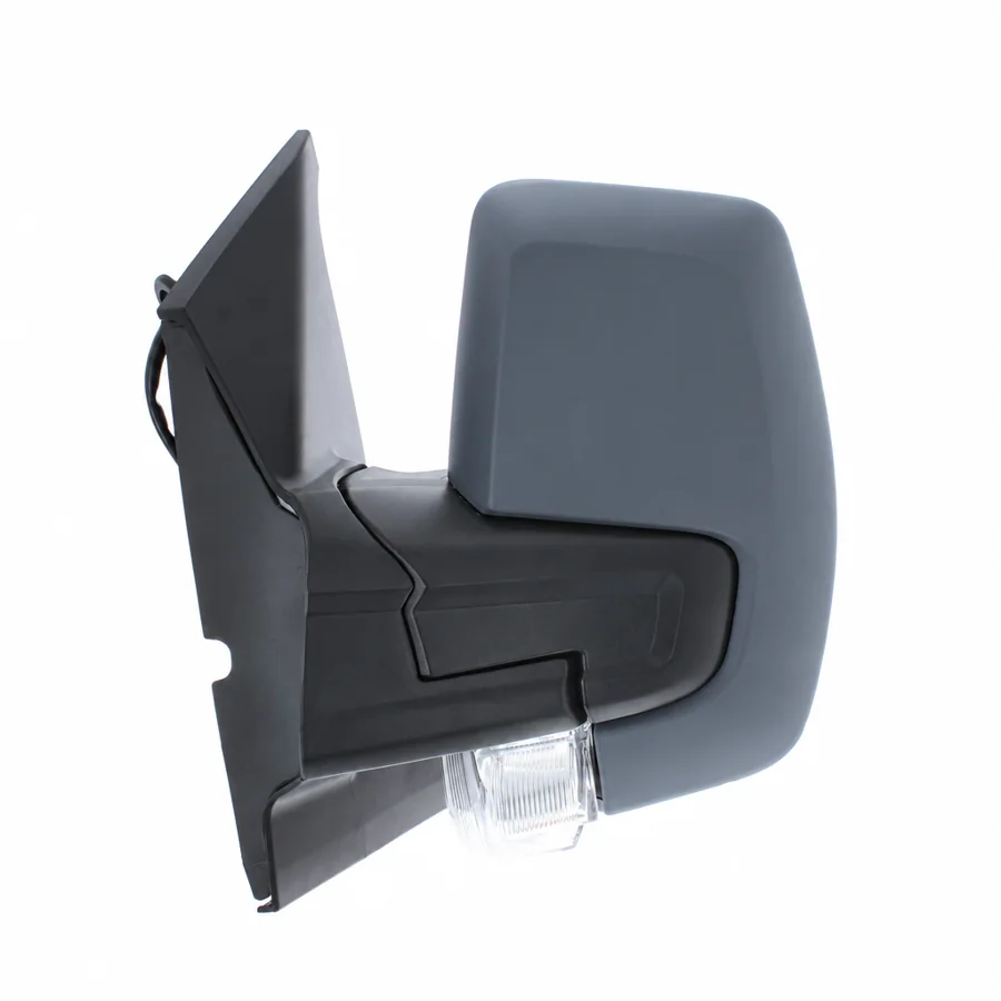Ford Tourneo Custom Left Heated Power Folding Complete Mirror Unit, Primed (2012–2018)