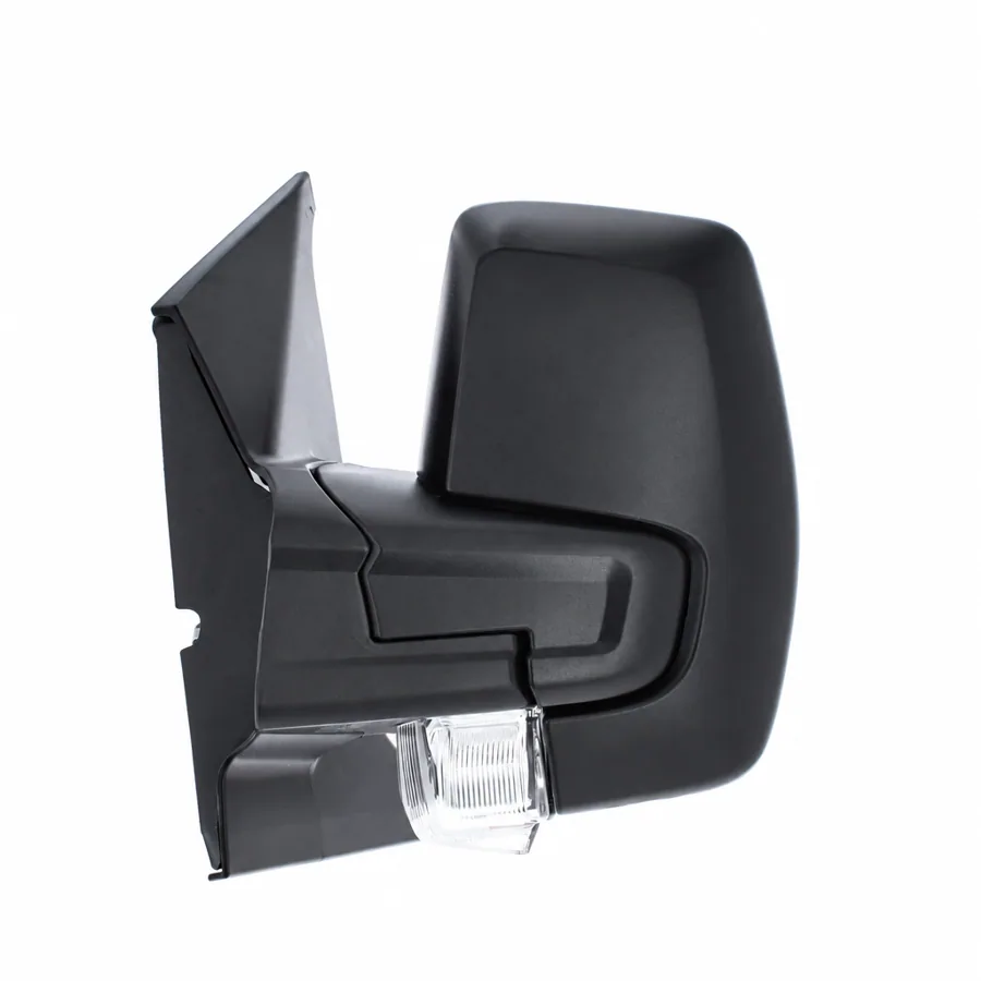 Ford Tourneo Custom Left Complete Mirror Unit, Black - Textured (2012–2018)