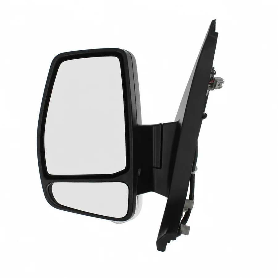 Ford Tourneo Custom Left Heated Electric Complete Mirror Unit, Black - Textured (2018–2024) — photograph 2