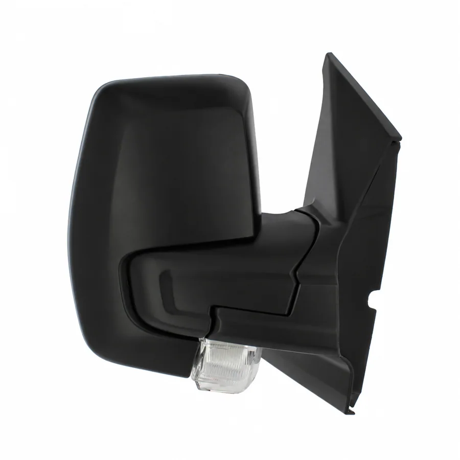 Ford Tourneo Custom Right Heated Electric Complete Mirror Unit, Black - Textured (2018–2024)