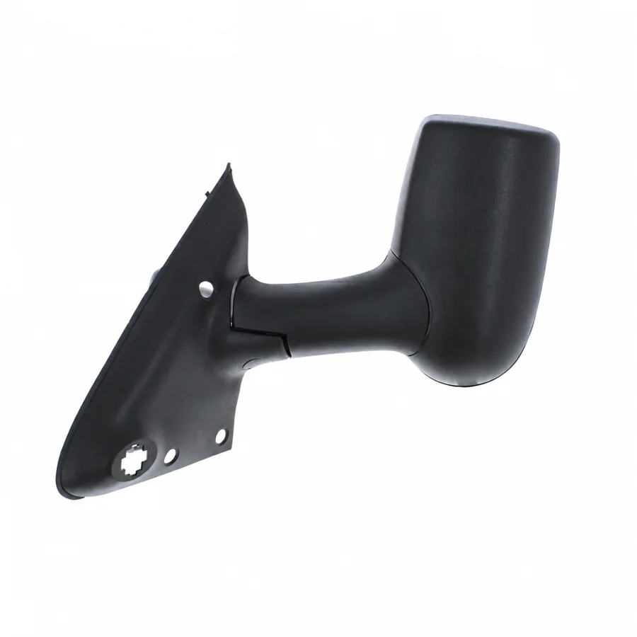 Ford Transit Left Complete Mirror Unit, Black (2000–2014) — Long Arm - Arm Length 165mm