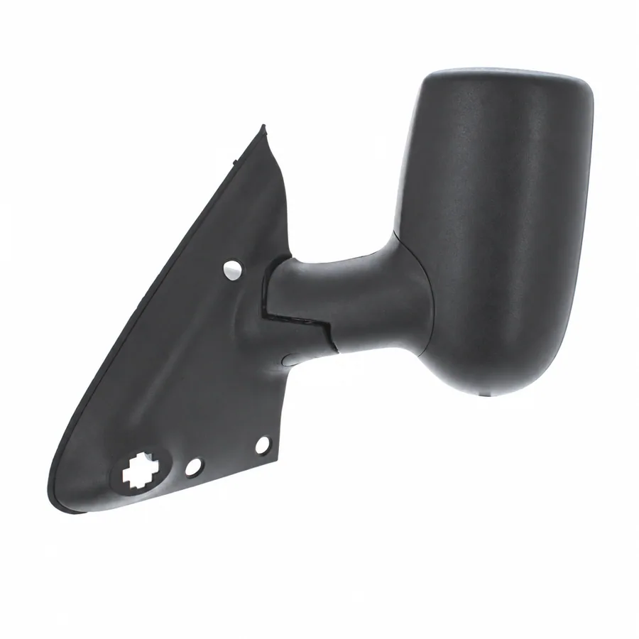 Ford Transit Left Complete Mirror Unit, Black (2000–2014) — Short Arm - Arm Length 105mm