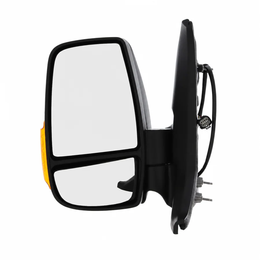 Ford Transit Left Heated Electric Complete Mirror Unit, Black - Textured (2014–2019) — photograph 2