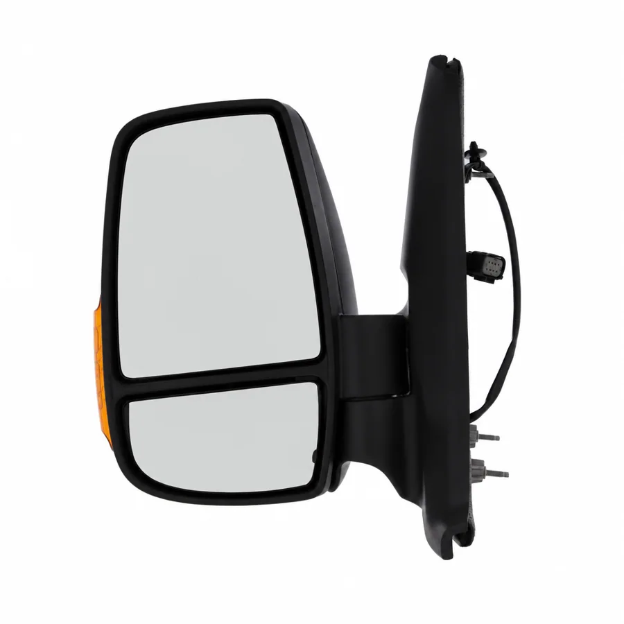 Ford Transit Left Heated Power Folding Complete Mirror Unit, Black - Textured (2014–2019) — photograph 2
