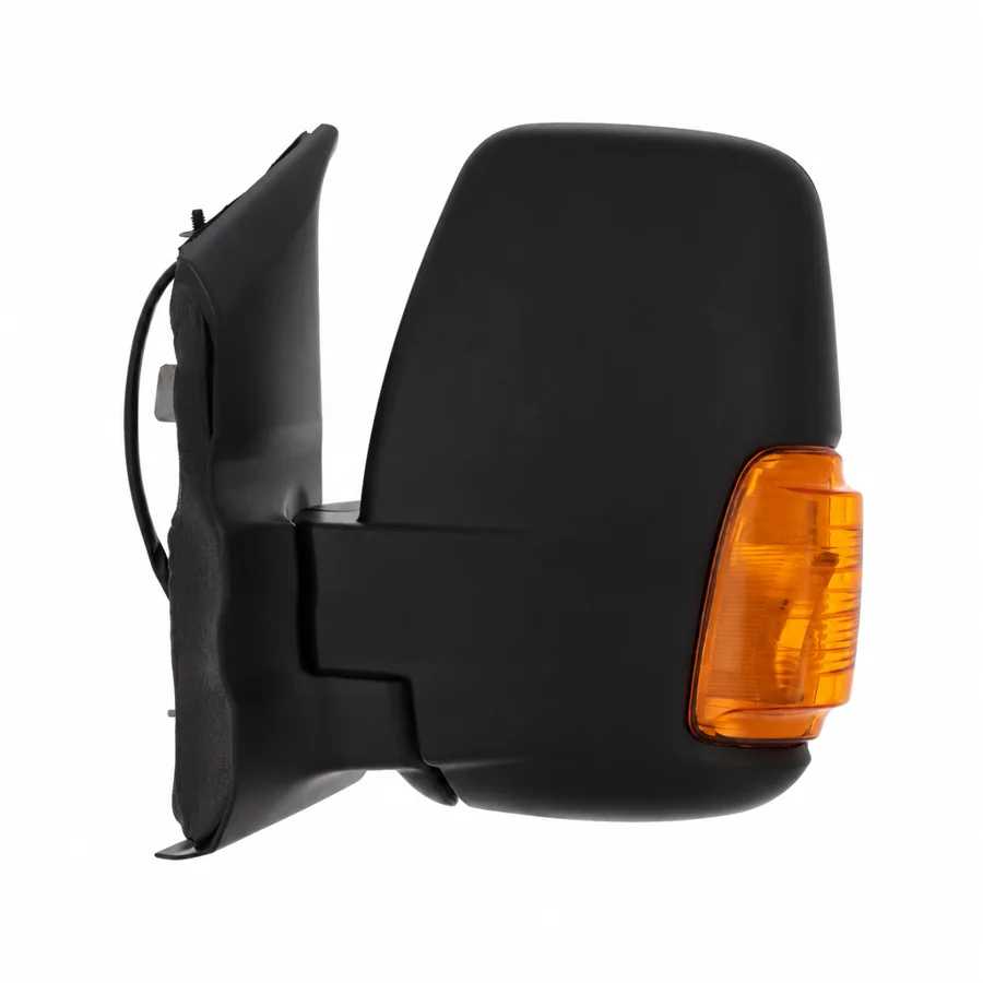 Ford Transit Left Heated Power Folding Complete Mirror Unit, Black - Textured (2014–2019)