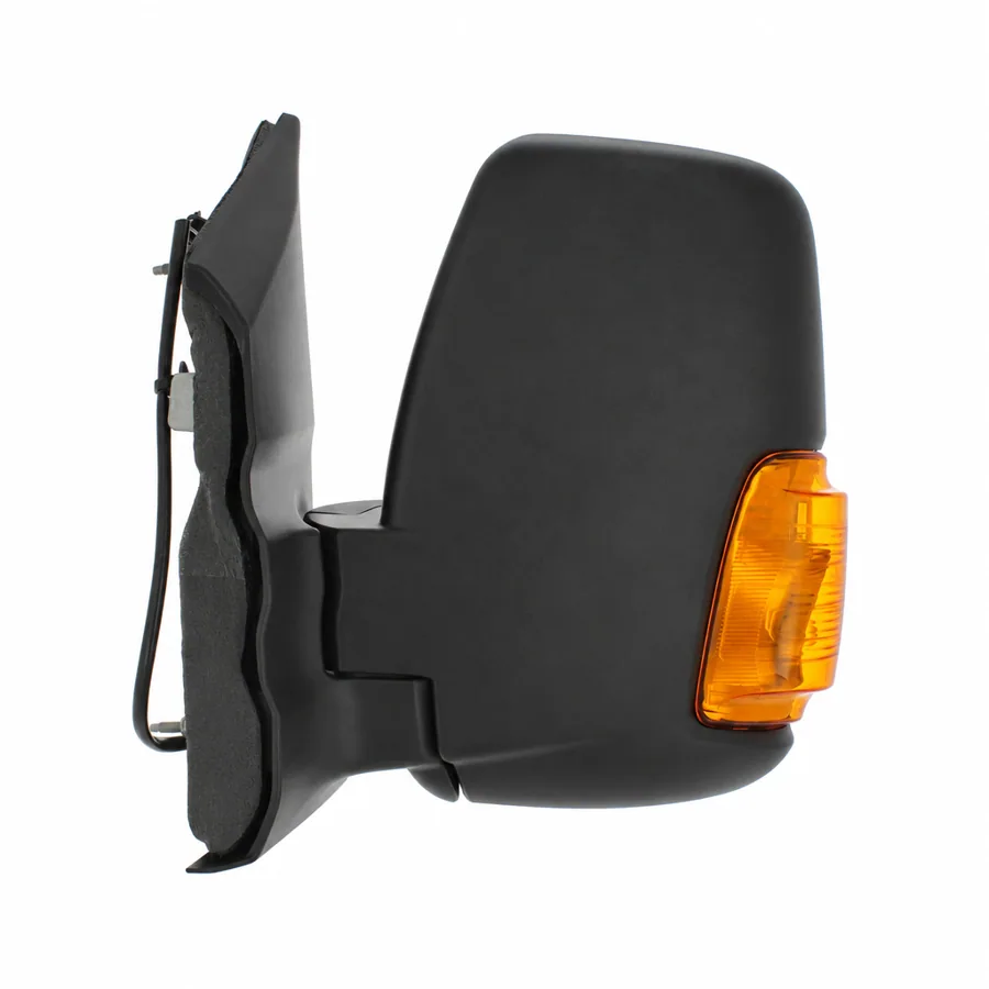 Ford Transit Left Complete Mirror Unit, Black (2014–2019) — Indicator: Yes - Amber 16w — photograph 2